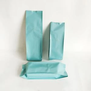 Bolsa de merienda de papel con costuras laterales