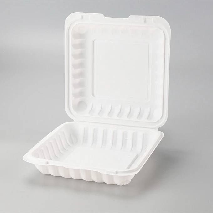Contenedor plegable MFPP To Go de 9x9 pulgadas