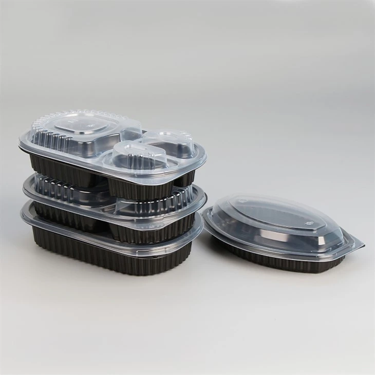 Contenedores de preparación de comidas con compartimentos