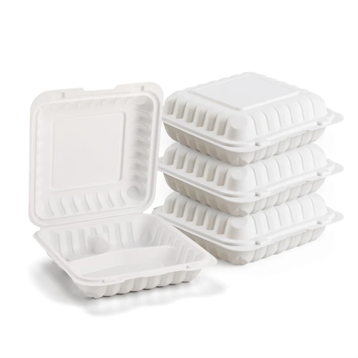 Envases de comida desechables de plástico