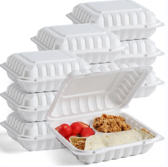 Contenedor de comida desechable para llevar