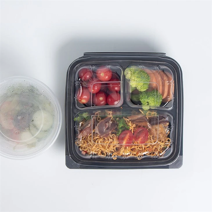 Cajas Bento desechables grandes para llevar