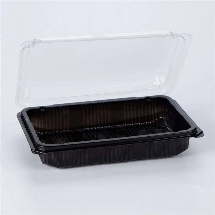 Contenedor rectangular para almacenamiento de alimentos