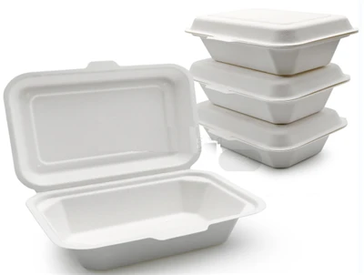 Contenedores De Bagazo Para Llevar Con Tapas
