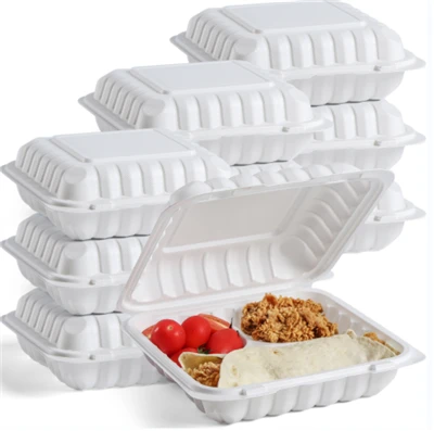 Contenedor de comida desechable para llevar