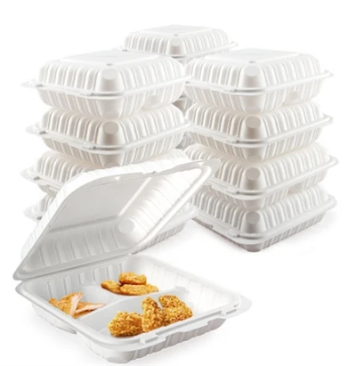 Caja de preparación de comidas MFPP de 3 compartimentos