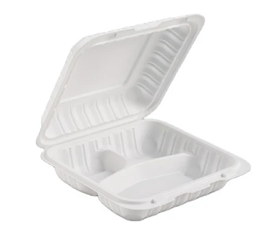 Contenedor de comida para llevar blanco MFPP de 28 oz