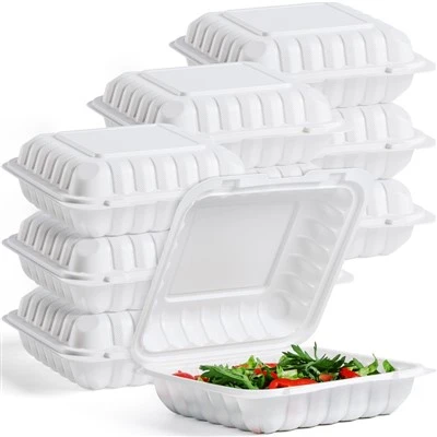 Recipientes de plástico para llevar con tapas sin Bpa