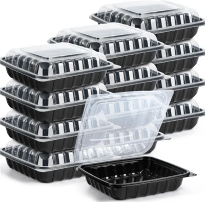 Contenedor de comida de plástico para llevar PP