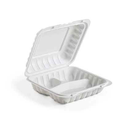 Sacar contenedores de comida de 3 compartimentos