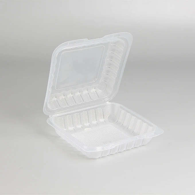 Caja Bento desechable transparente