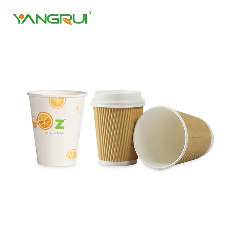 Vasos de café de papel personalizados