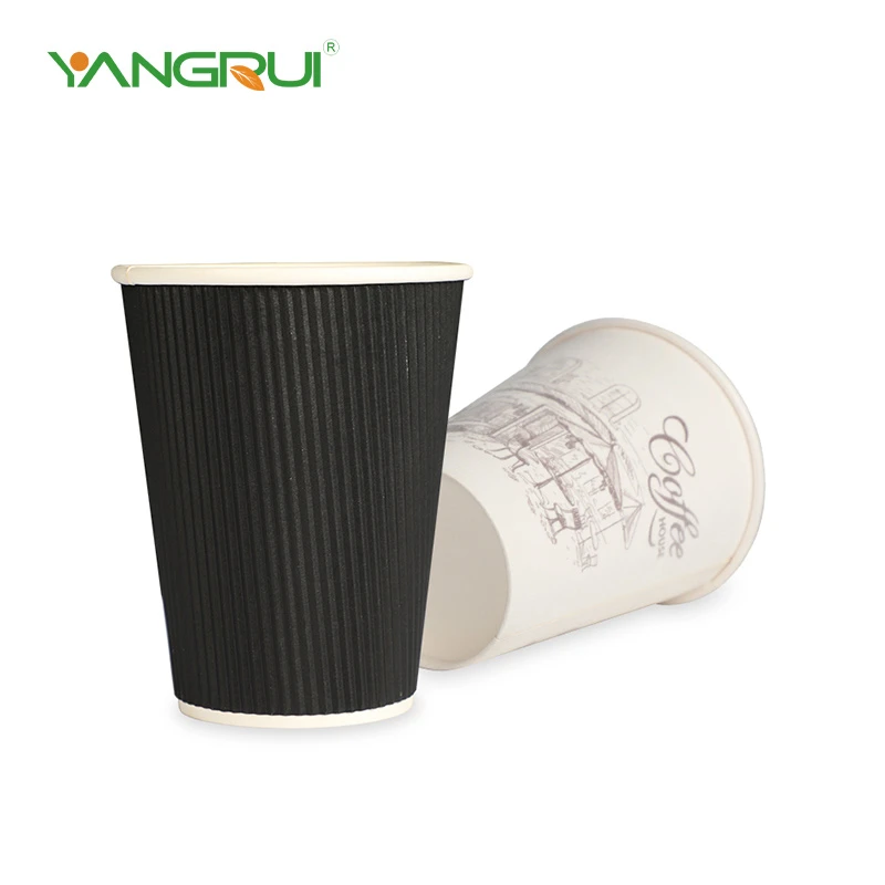 Vasos de papel para bebidas calientes
