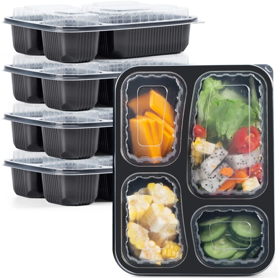 Contenedores para preparar el almuerzo