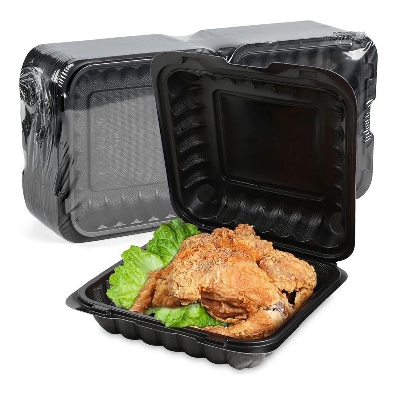 Recipientes de plástico para llevar comida con tapas