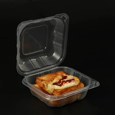 Cajas de alimentos de plástico transparente